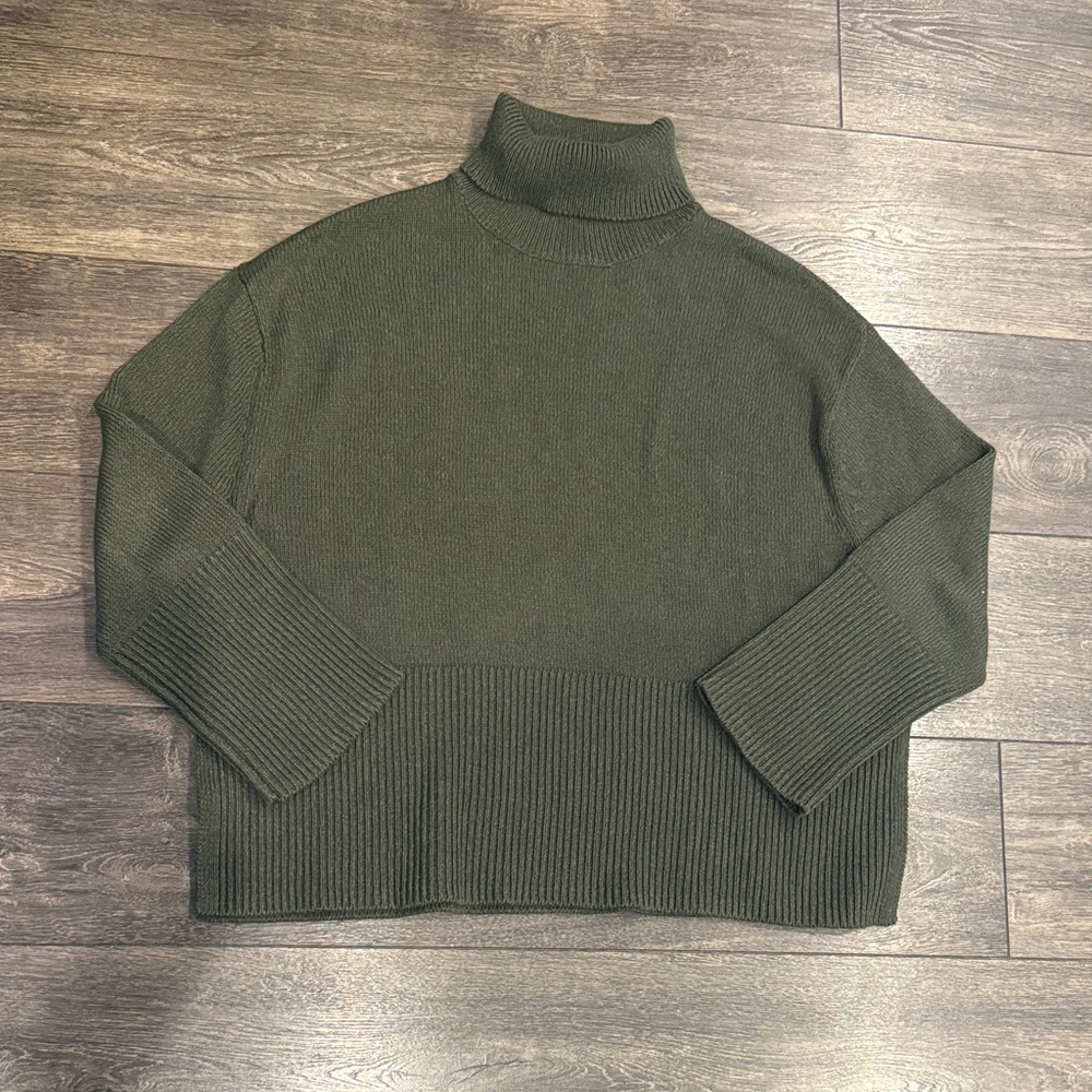 GAP Forest Green Knit Turtleneck